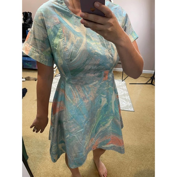 Donna Karan Multicolor Midi Dress - Picture 8 of 11